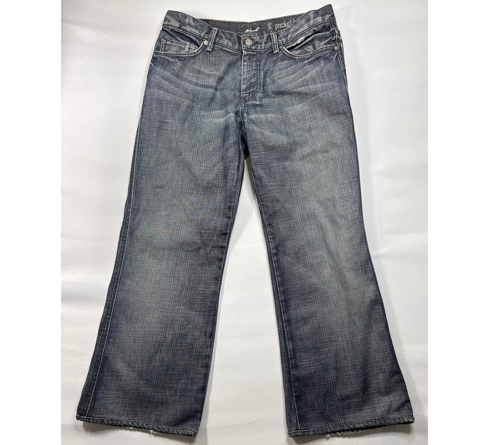 7 For All Mankind Women's A Pocket Bootcut Blue Jeans - 32 (30x25)*